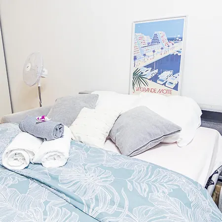 Horizon Piscine, Clim Wifi Parking Cosy 3min De L'etang Prosconciergerie Apartment La Grande-Motte